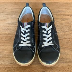 Ecco Black Leather Shoes